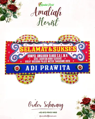 Karangan Bunga Ucapan Selamat di Sadabuan