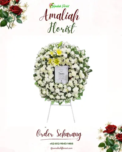 Krans Bunga Duka Cita di Sadabuan
